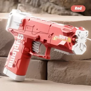 Pistolet à eau transparent pour enfants Red